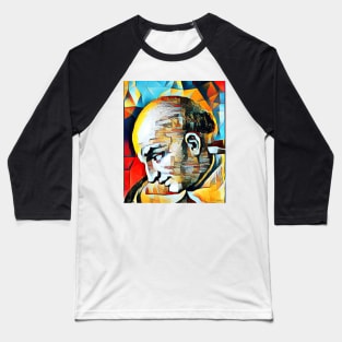 Bartolomé de las Casas Abstract Portrait | Bartolomé de las Casas Artwork 2 Baseball T-Shirt